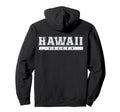 Hawaii Soccer White Text Hoodie - Casual Everyday Wear Men Women - T-Shirt, Sweatshirt, Hoodie