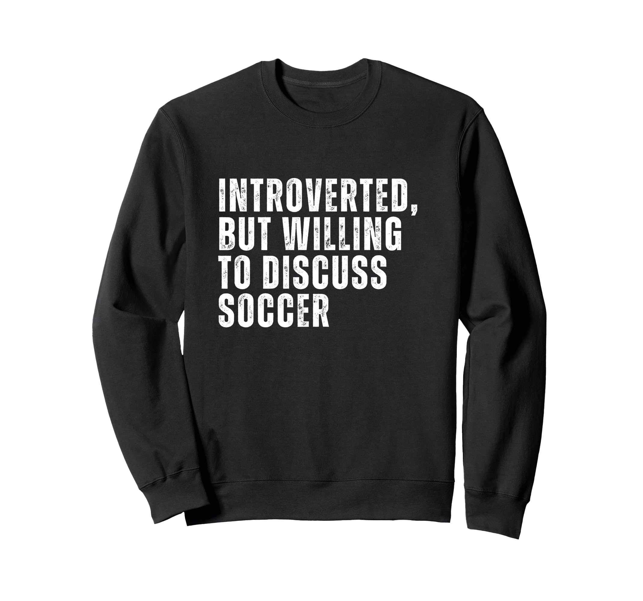 Introverted But Willing To Discuss Sweatshirt - Minimalist Print Men Women - T-Shirt, Sweatshirt, Hoodie