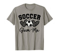 Soccer Glam Ma Matching Family Soccer T-Shirt - Graphic Print Men Women - T-Shirt, Sweatshirt, Hoodie