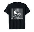 Roller Skates Derby Barcode Skater Hobby T-Shirt - Trendy Graphic Unisex - T-Shirt, Sweatshirt, Hoodie