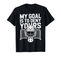 Ice Hockey Goalkeeper Goals Mask T-Shirt - Aesthetic Graphic Men Women - T-Shirt, Sweatshirt, Hoodie