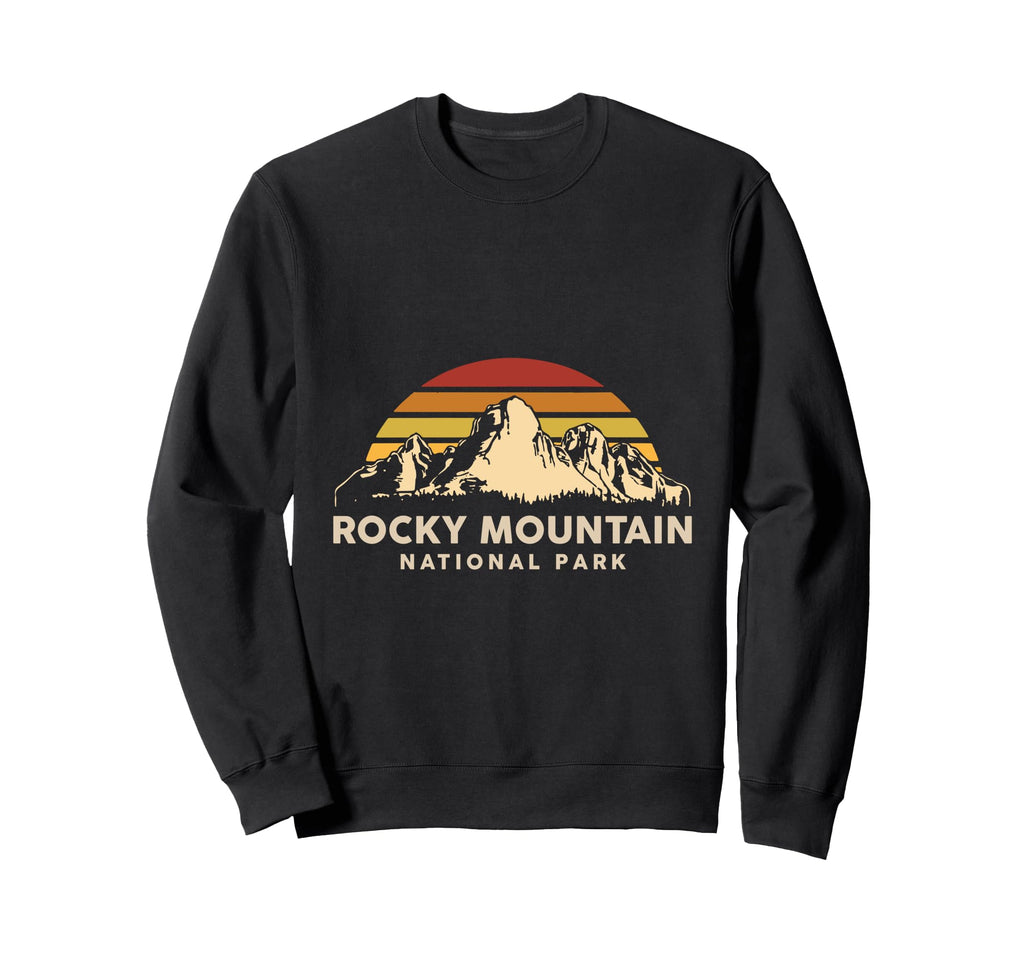 Rocky Mountain National Park Souvenir Sweatshirt - Minimalist Print Unisex - T-Shirt, Sweatshirt, Hoodie