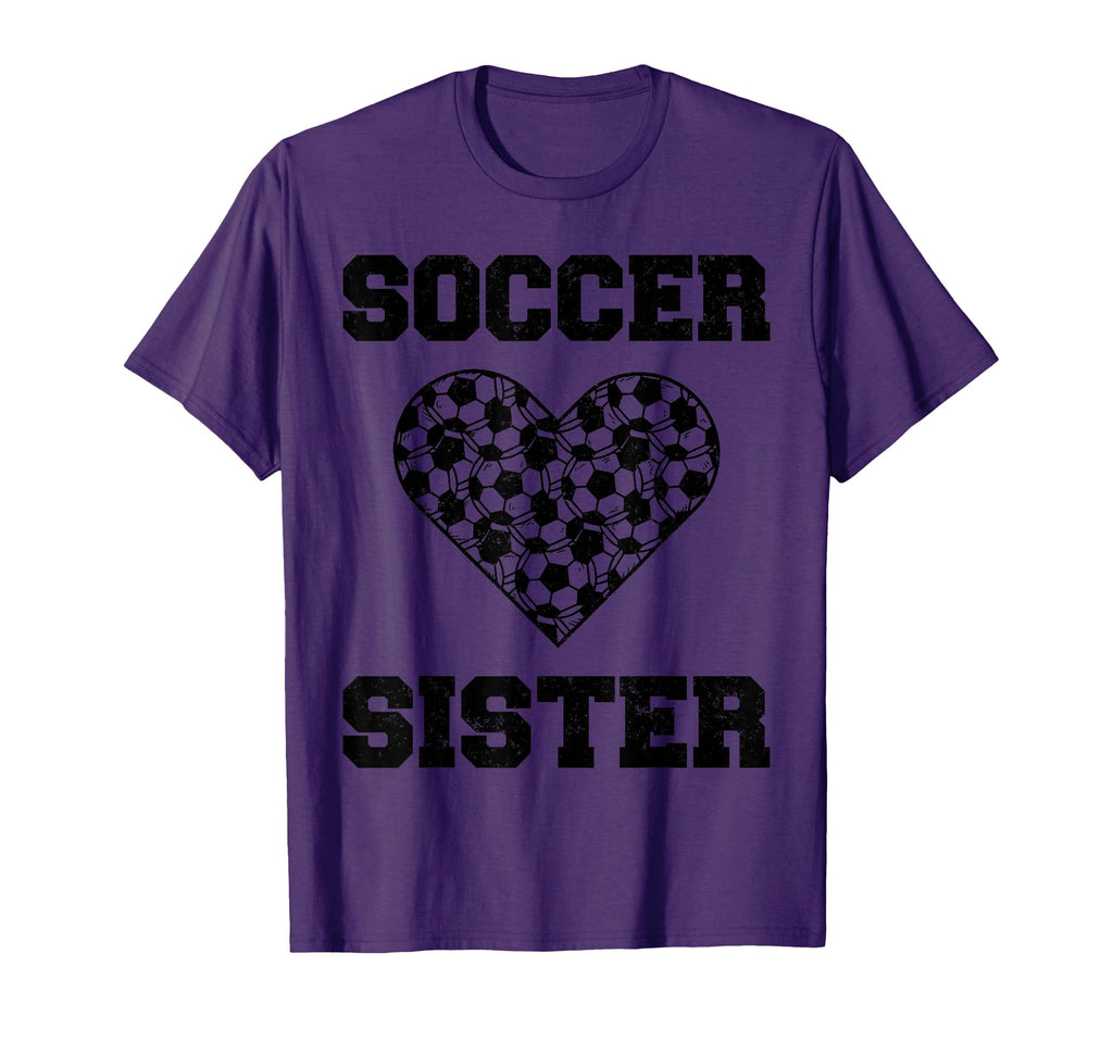 Soccer Sister Family Matching Sport T-Shirt - Fun Novelty Design Men Women - T-Shirt, Sweatshirt, Hoodie