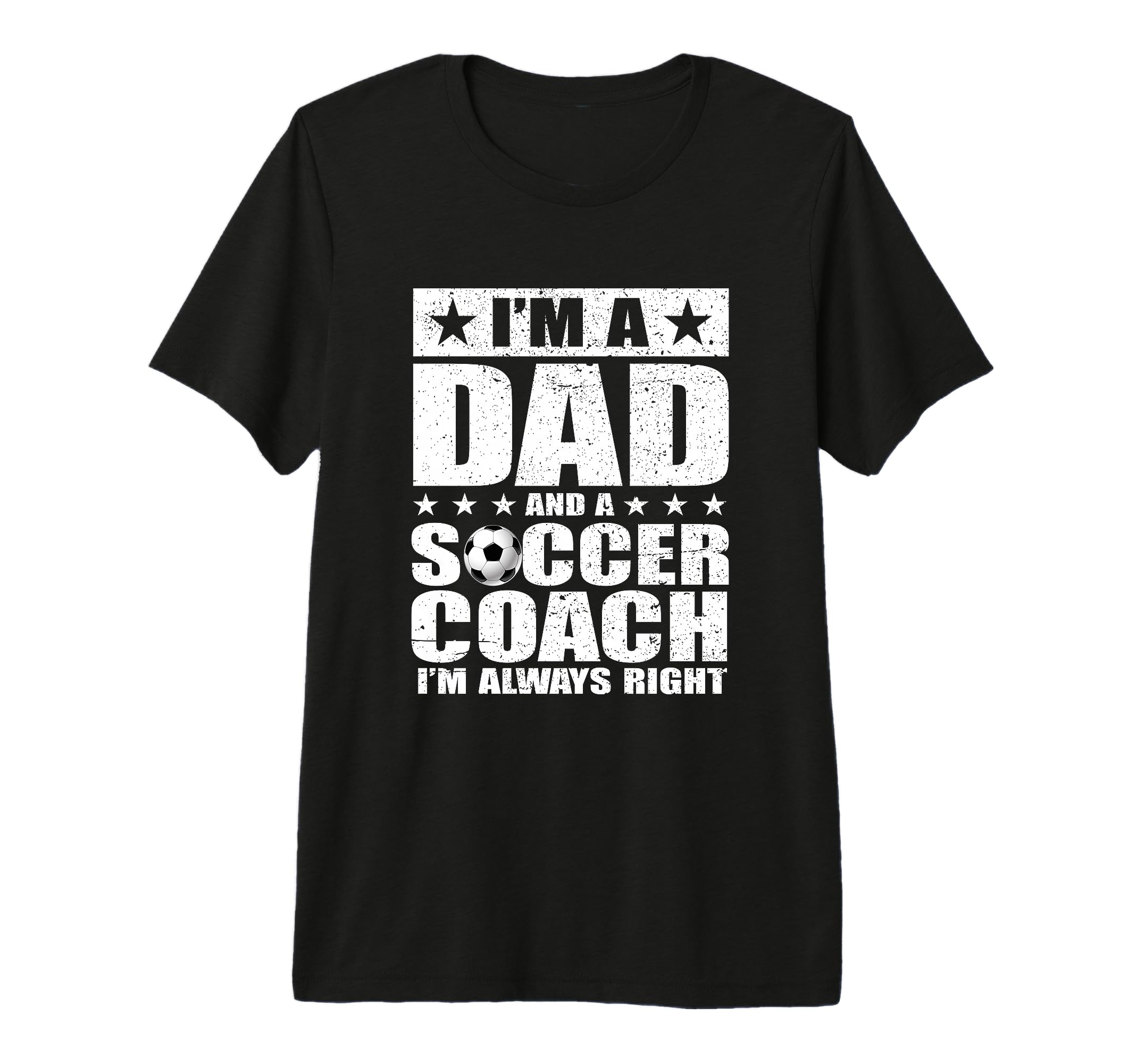 Dad Soccer Coach Fathers Day Shirts T-Shirt - Graphic Print for Adults - T-Shirt, Sweatshirt, Hoodie