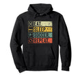 Eat Sleep Soccer Repeat Funny Soccer Hoodie - Fun Novelty Design Unisex - T-Shirt, Sweatshirt, Hoodie
