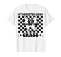 My Daughter Kicks Grass Soccer Mom T-Shirt - Fun Novelty Design for Adults - T-Shirt, Sweatshirt, Hoodie
