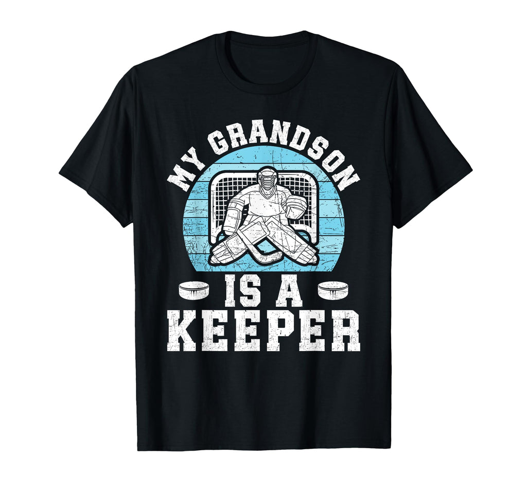 Proud Hockey Keeper Papa Ice Hockey T-Shirt - Streetwear Style for Adults - T-Shirt, Sweatshirt, Hoodie