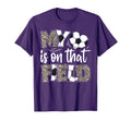 My Heart Is That Field Soccer Leopard T-Shirt - Streetwear Style Unisex - T-Shirt, Sweatshirt, Hoodie