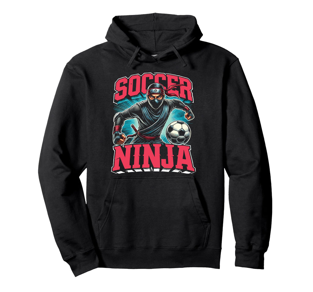 Soccer Goalkeeper Soccer Ninja Soccer Hoodie - Custom Art Print Men Women - T-Shirt, Sweatshirt, Hoodie