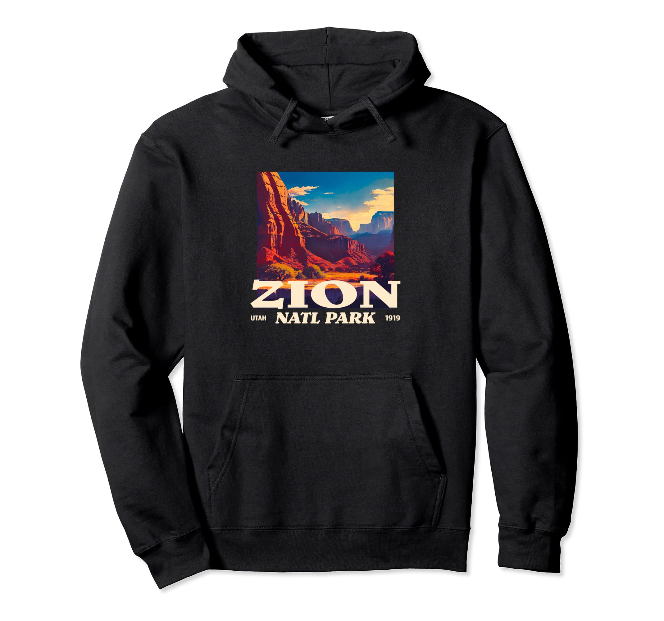 Zion Utah Zion National Park Hoodie - Graphic Print Unisex - T-Shirt, Sweatshirt, Hoodie