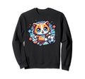 Cat Kitten Soccer Player Kicking Sweatshirt - Unique Graphic Men Women - T-Shirt, Sweatshirt, Hoodie