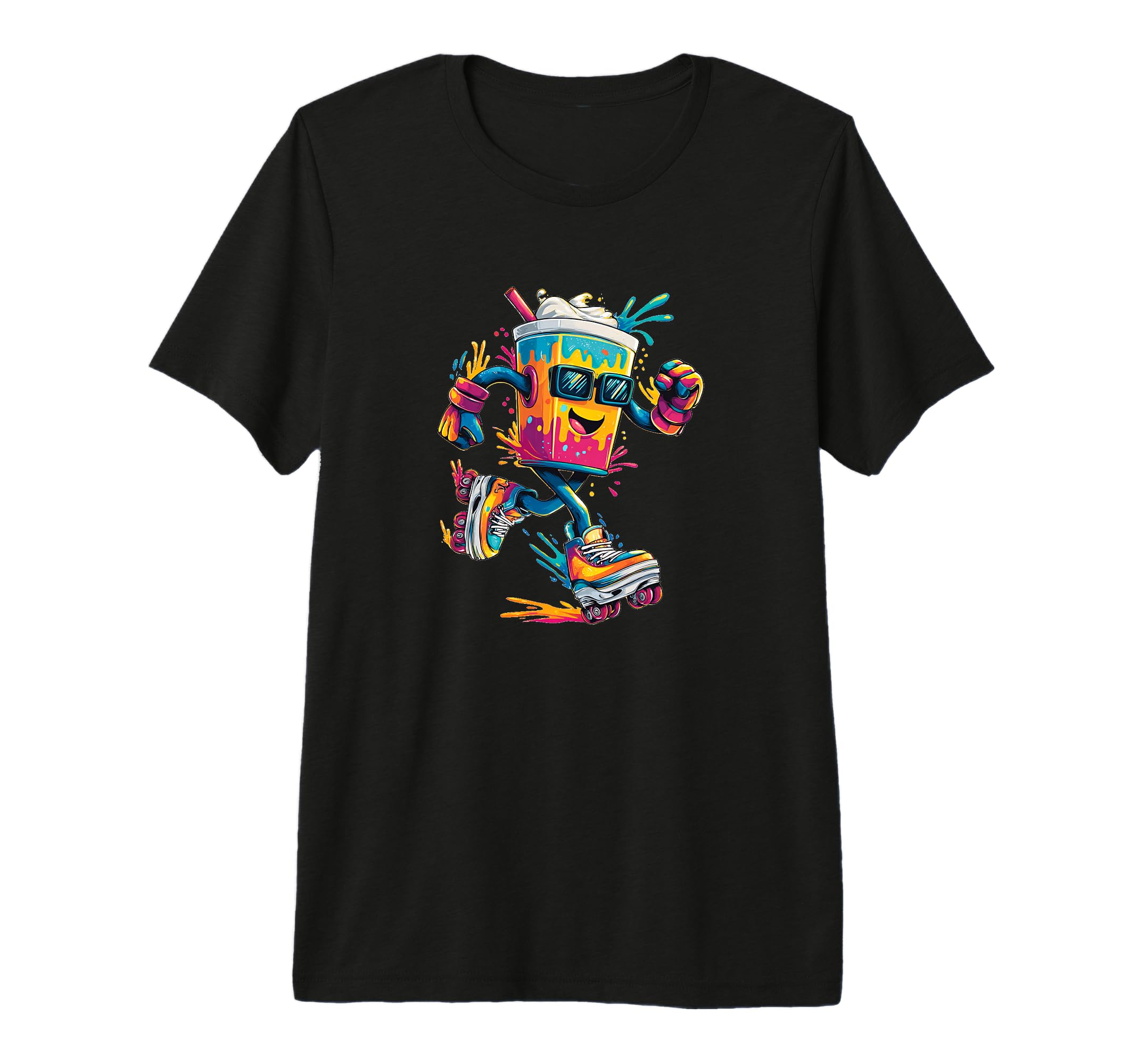 Colorful Milkshake Sunglasses And T-Shirt - Minimalist Print Men Women - T-Shirt, Sweatshirt, Hoodie