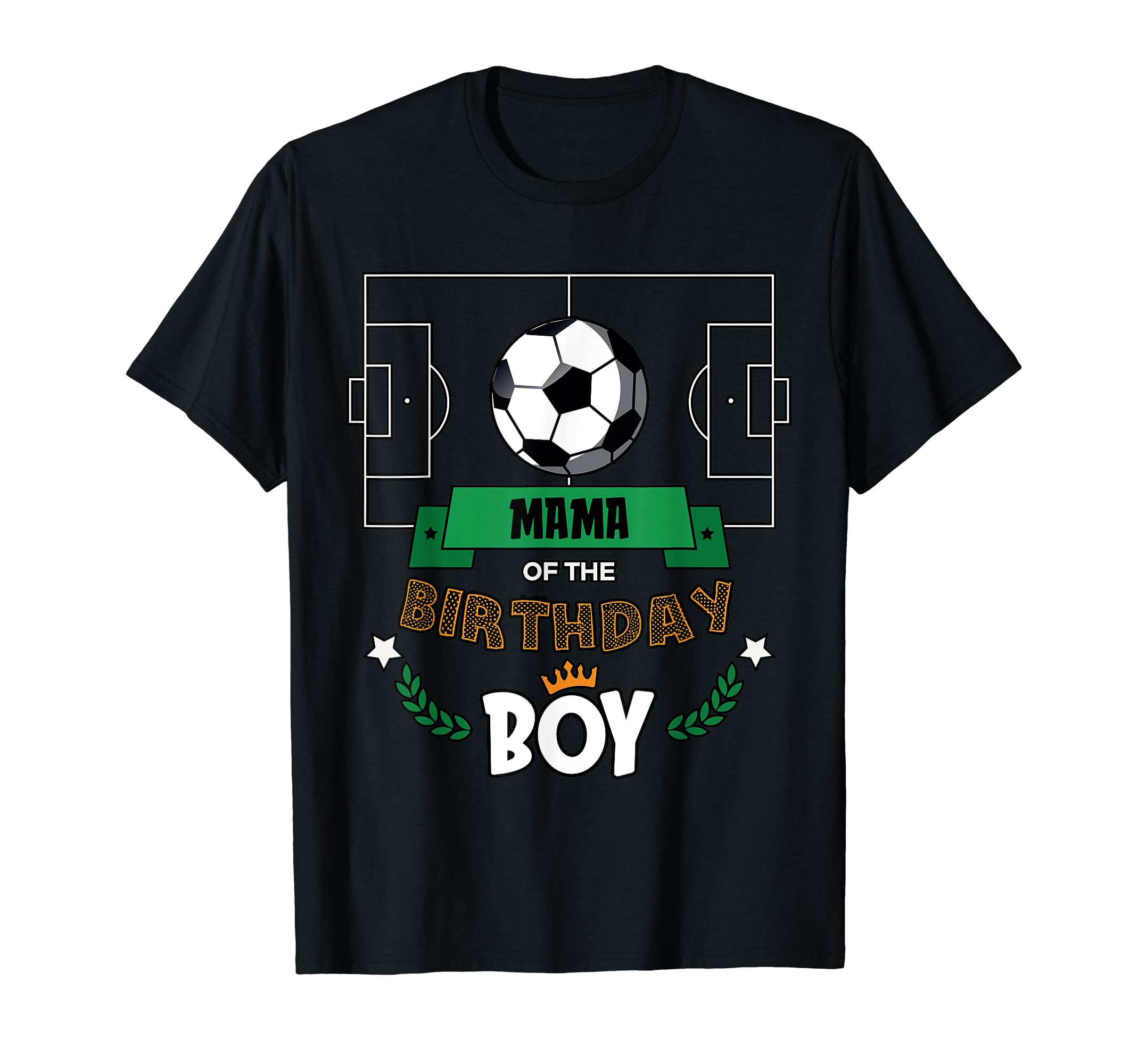 Mama Birthday Soccer Theme Matching T-Shirt - Custom Art Print for Adults - T-Shirt, Sweatshirt, Hoodie