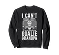 Im Hockey Goalie Grandpa Ice Hockey Sweatshirt - Graphic Print Unisex - T-Shirt, Sweatshirt, Hoodie