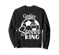 Senior Soccer King 2024 Class 2024 Sweatshirt - Custom Art Print Men Women - T-Shirt, Sweatshirt, Hoodie