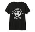 West Palm Beach Soccer Distressed 90S Tri T-Shirt - Graphic Print Unisex - T-Shirt, Sweatshirt, Hoodie