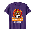 Thankful Soccer Turkey Happy T-Shirt - Fun Novelty Design for Adults - T-Shirt, Sweatshirt, Hoodie