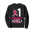 1St Birthday 1 Year Soccer Sweatshirt - Aesthetic Graphic Men Women - T-Shirt, Sweatshirt, Hoodie