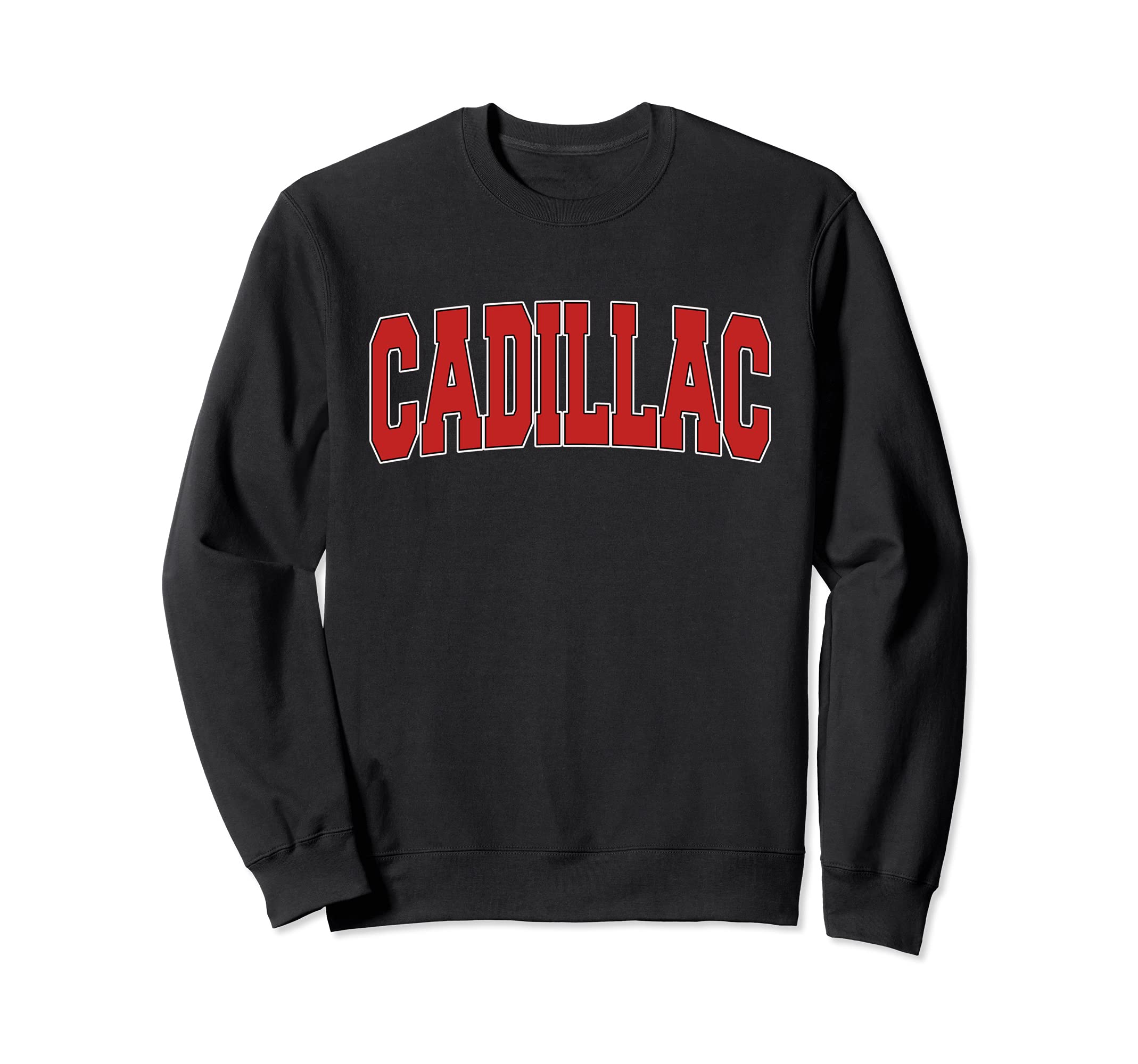 Cadillac Mi Michigan Varsity Usa Sweatshirt - Streetwear Style Men Women - T-Shirt, Sweatshirt, Hoodie