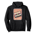 Old School Hip Hop 80S 90S Cassette Hoodie - Fun Novelty Design Men Women - T-Shirt, Sweatshirt, Hoodie