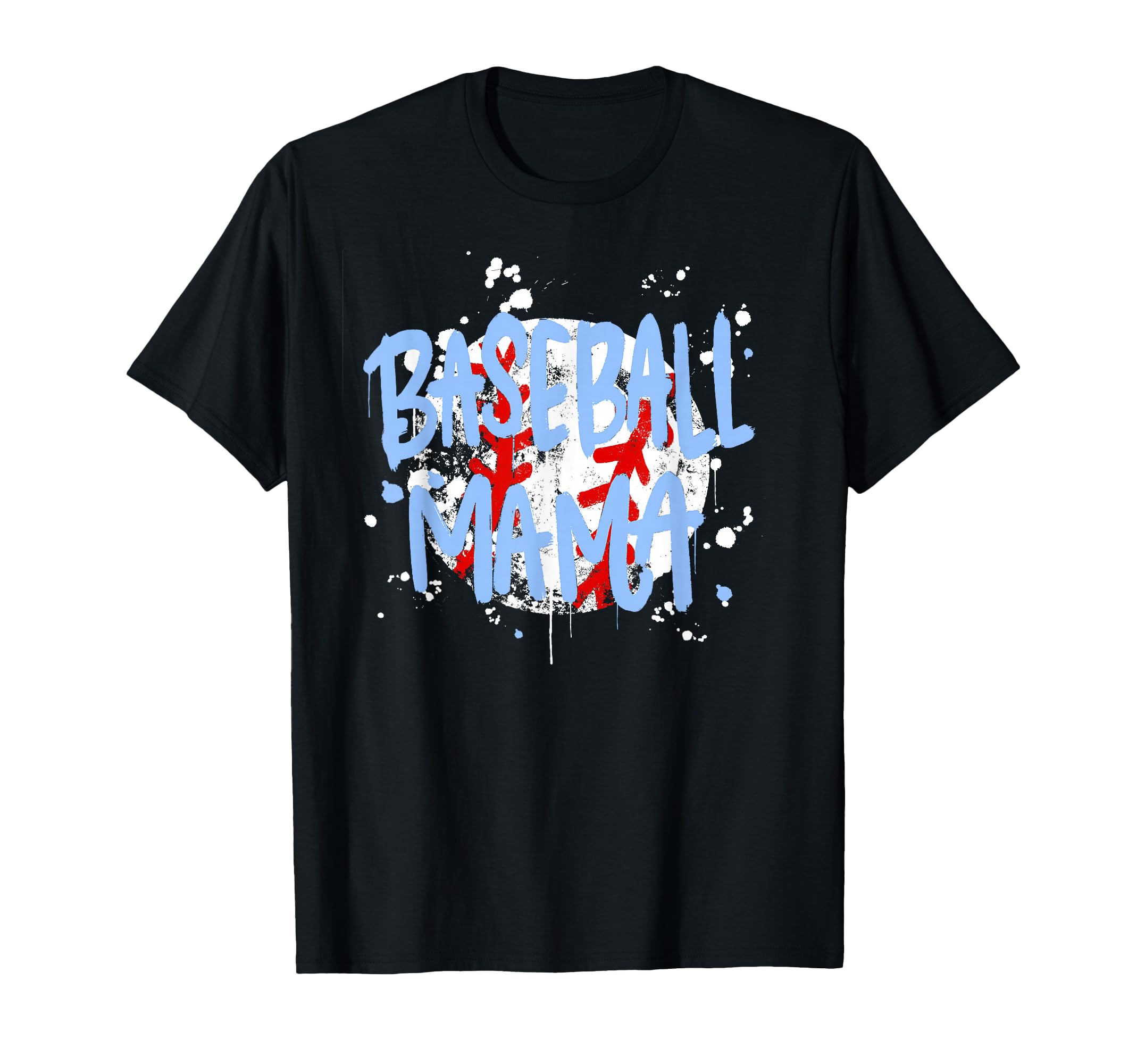 Baseball Mama Softball Game Day T-Shirt - Fun Novelty Design for Adults - T-Shirt, Sweatshirt, Hoodie