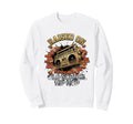 Raised Old School Hip Hop Sweatshirt - Minimalist Print for Adults - T-Shirt, Sweatshirt, Hoodie