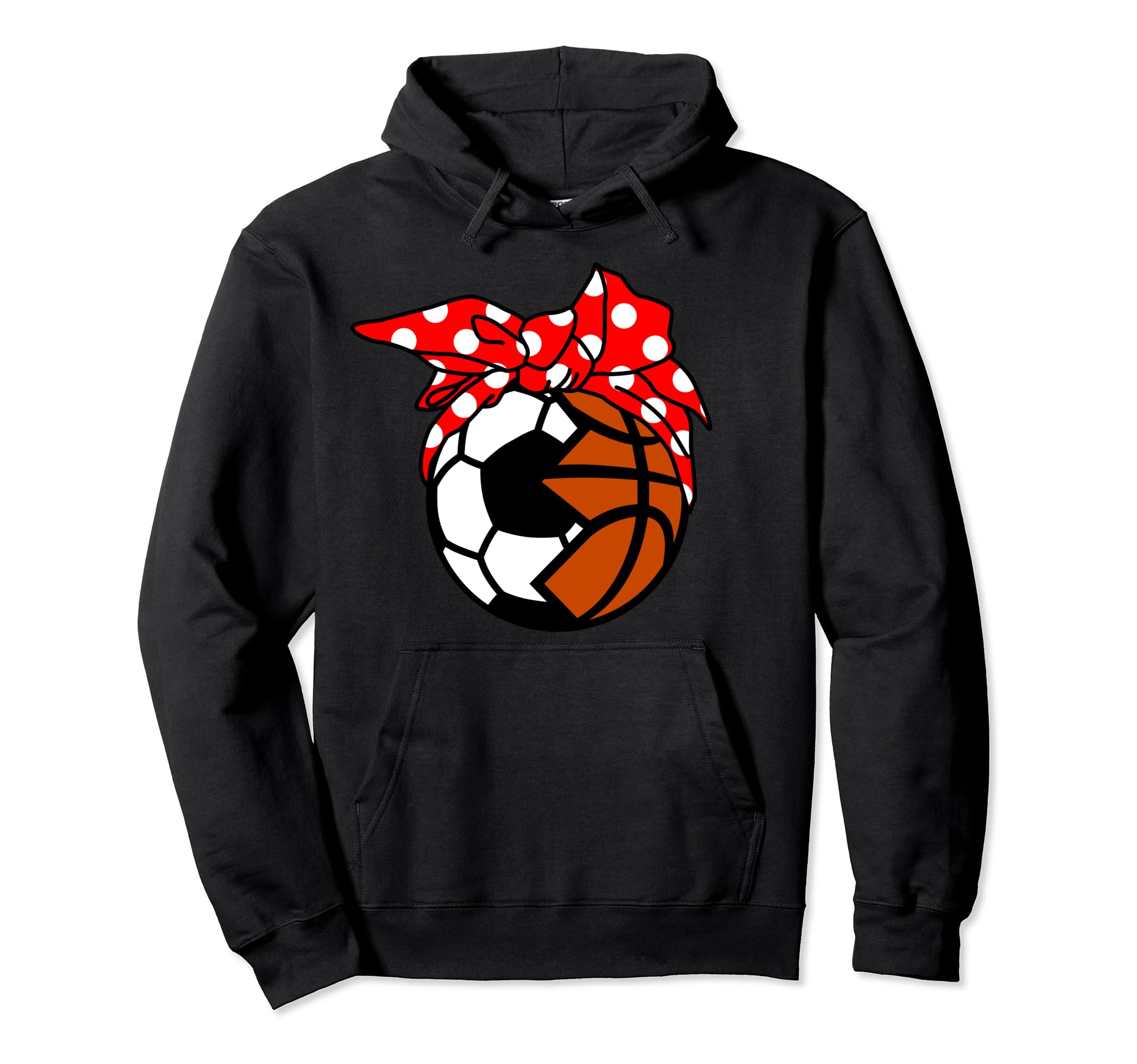 Soccer Basketball Player Mom Funny Ball Hoodie - Fun Novelty Design Unisex - T-Shirt, Sweatshirt, Hoodie
