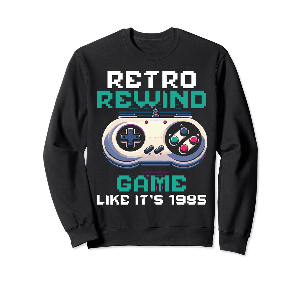 80S Arcade Nostalgia Pixel Art Sweatshirt - Custom Art Print for Adults - T-Shirt, Sweatshirt, Hoodie