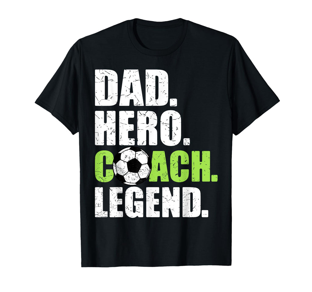 Dad Hero Coach Legend Father Papa Daddy T-Shirt - Custom Art Print Unisex - T-Shirt, Sweatshirt, Hoodie