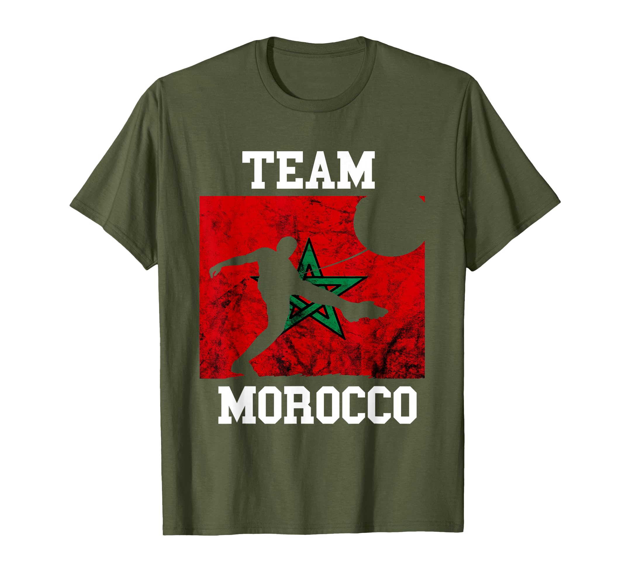 Morocco Moroccan Soccer Team Moroccan T-Shirt - Unique Graphic Unisex - T-Shirt, Sweatshirt, Hoodie