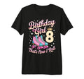 Birthday 8 Roller Skating 8Th Birthday T-Shirt - Unique Graphic Unisex - T-Shirt, Sweatshirt, Hoodie