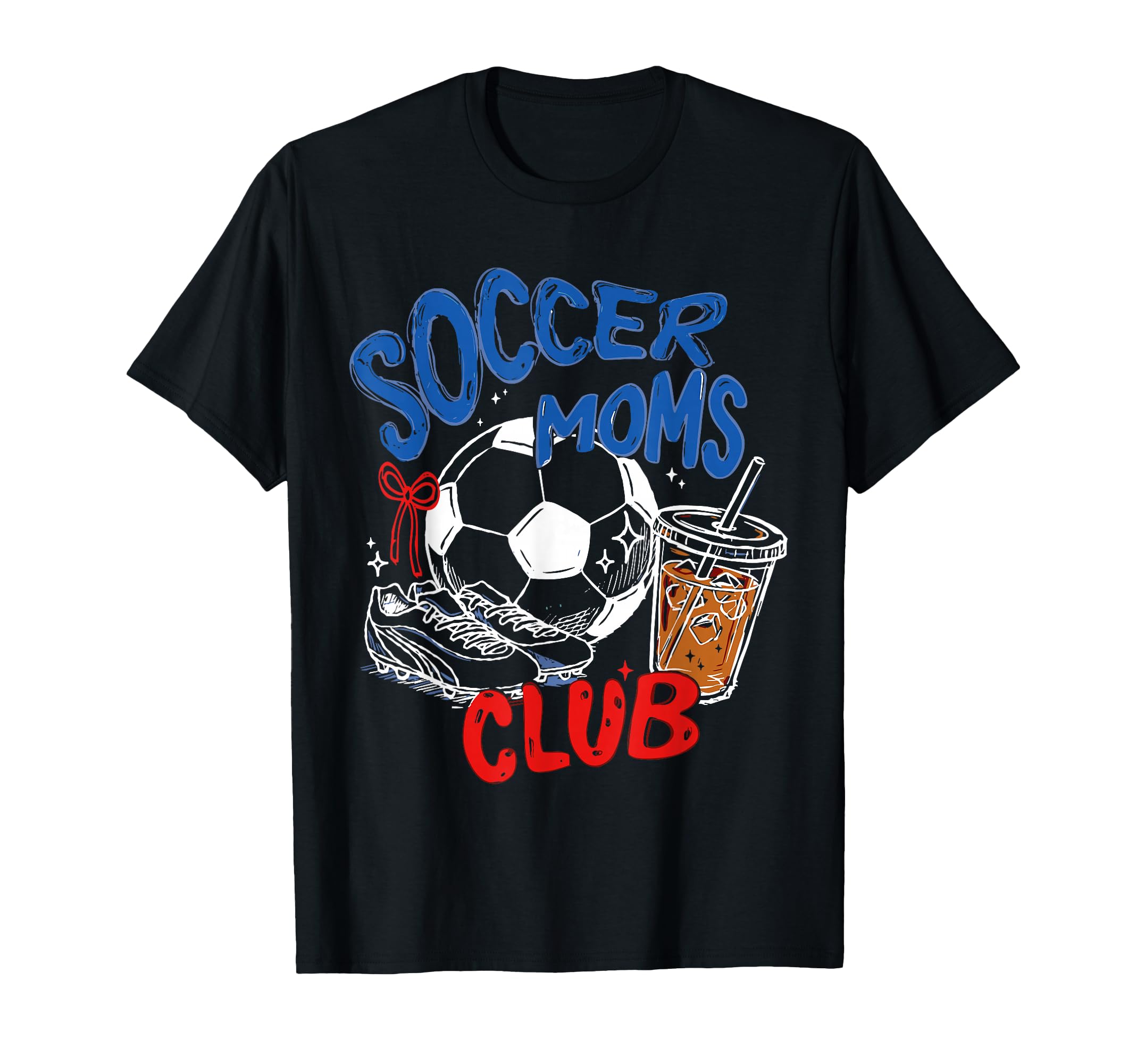 Soccer Moms Club Game Day Mothers T-Shirt - Minimalist Print for Adults - T-Shirt, Sweatshirt, Hoodie