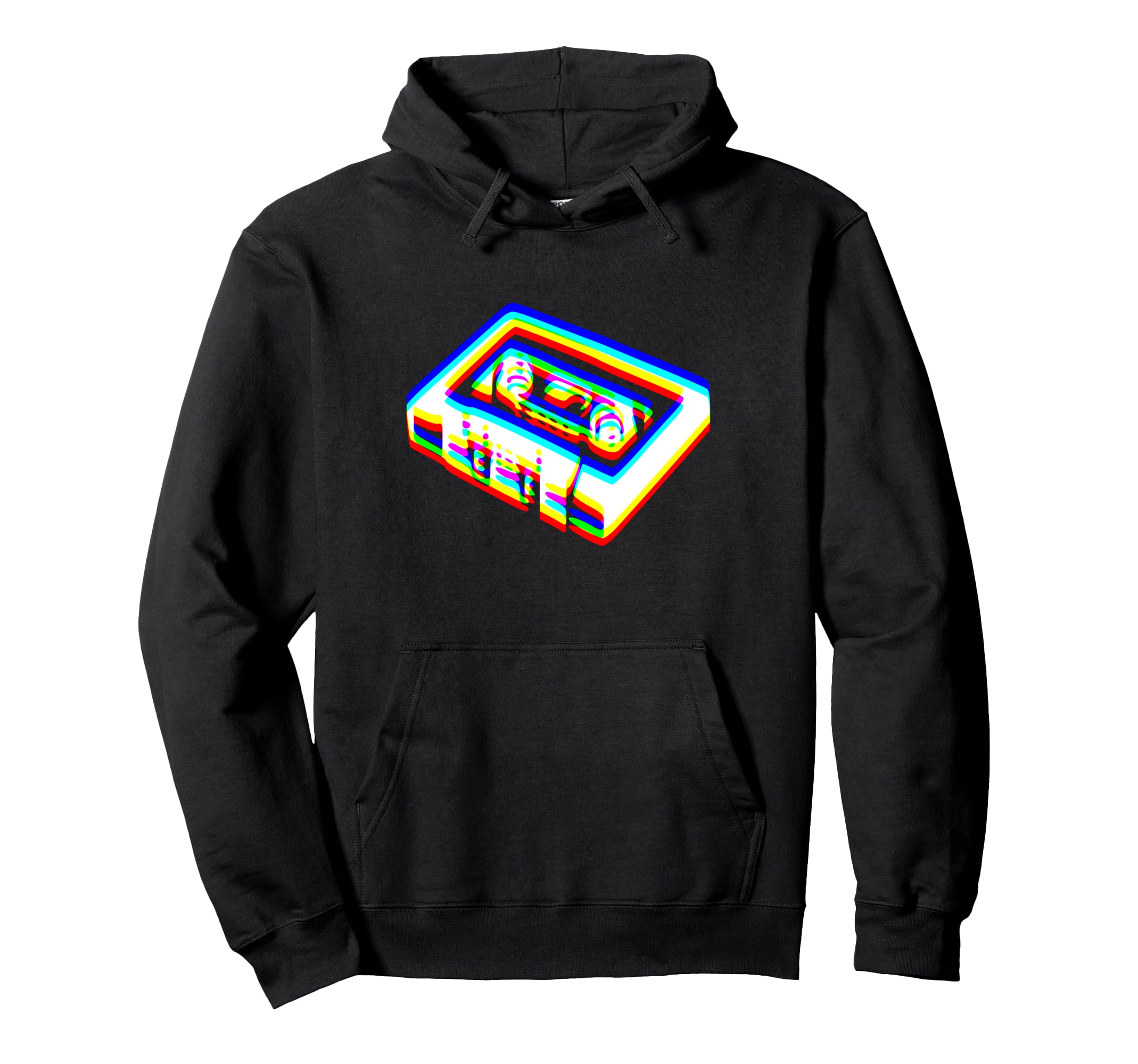 Edm Music Fun Cassette Tape Vaporwave Hoodie - Trendy Graphic Men Women - T-Shirt, Sweatshirt, Hoodie