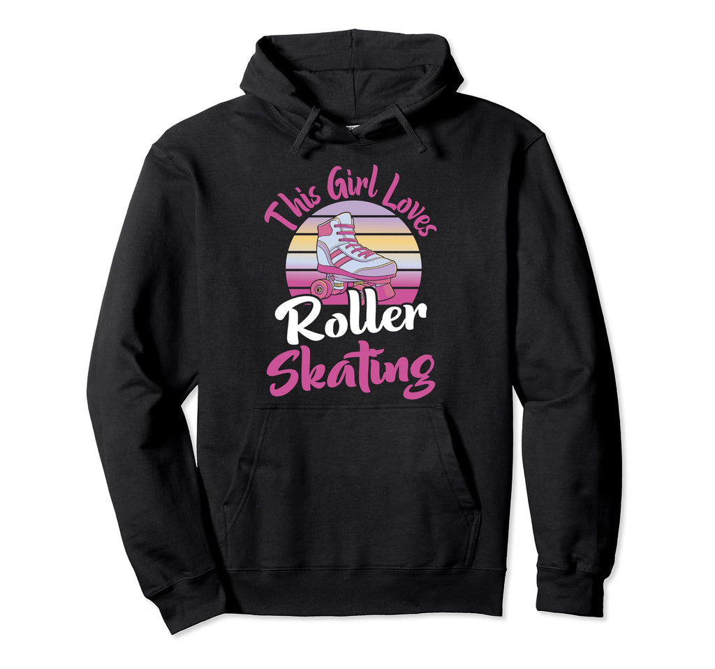 Rollerskate Funny This Loves Roller Hoodie - Novelty Apparel Men Women - T-Shirt, Sweatshirt, Hoodie