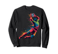 Colorful Funny Soccer Goalie Sweatshirt - Streetwear Style for Adults - T-Shirt, Sweatshirt, Hoodie