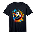 Soccer Ball Paint Splash Performance T-Shirt - Minimalist Print for Adults - T-Shirt, Sweatshirt, Hoodie