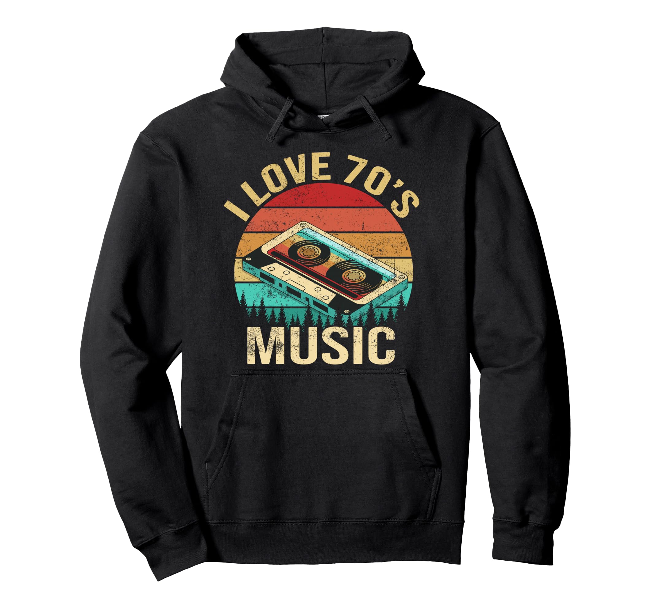 1970S Music Funny I Love 70S Music Hoodie - Aesthetic Graphic Men Women - T-Shirt, Sweatshirt, Hoodie
