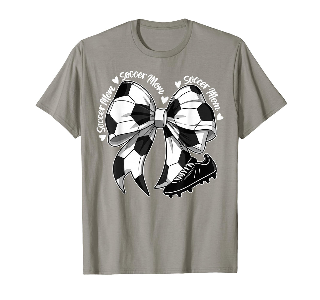 Soccer Mama Mothers Day Coquette Bows Mamaw T-Shirt - Unique Graphic Unisex - T-Shirt, Sweatshirt, Hoodie