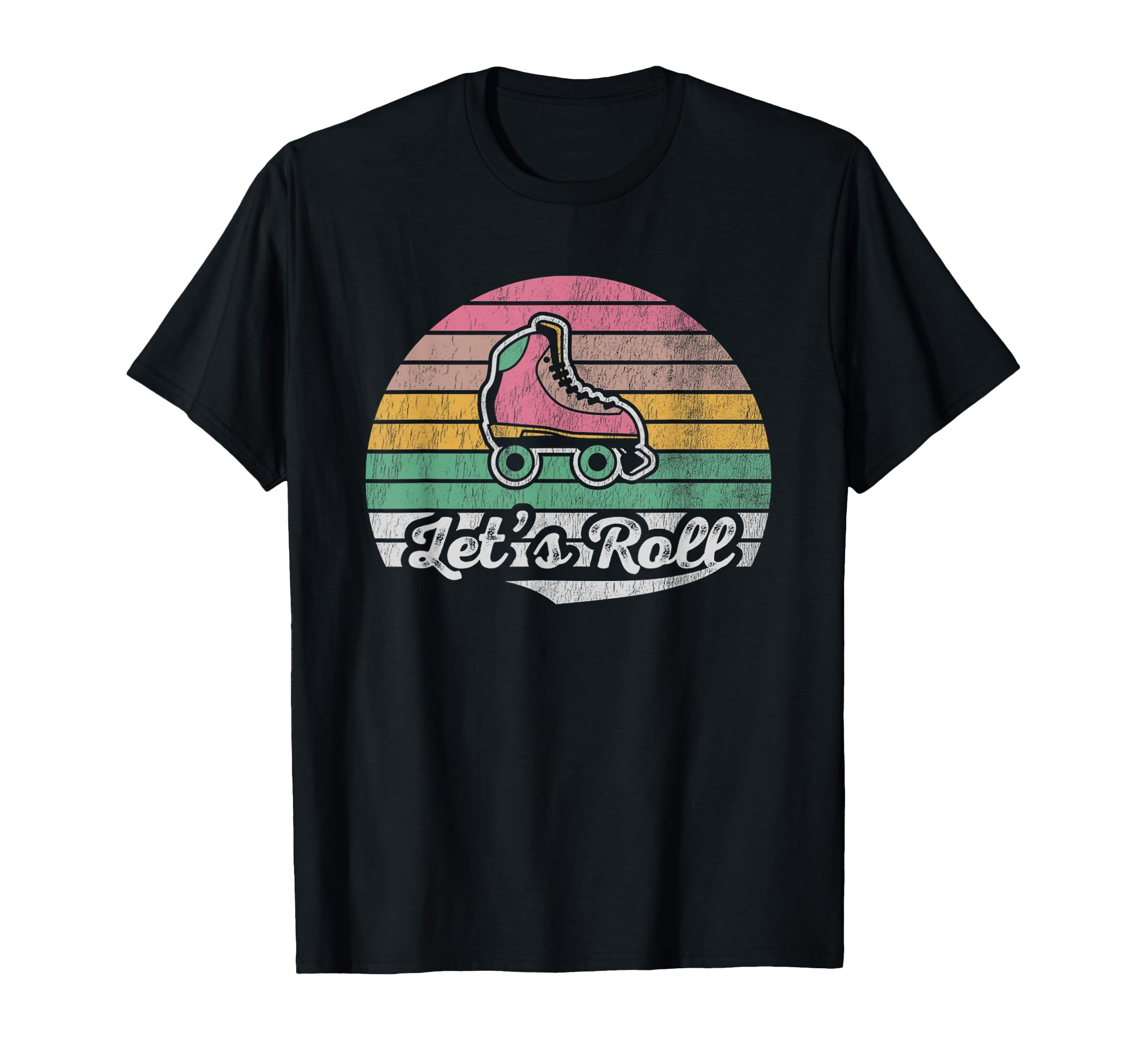 Lets Roll Roller Skate T-Shirt - Minimalist Print Unisex - T-Shirt, Sweatshirt, Hoodie
