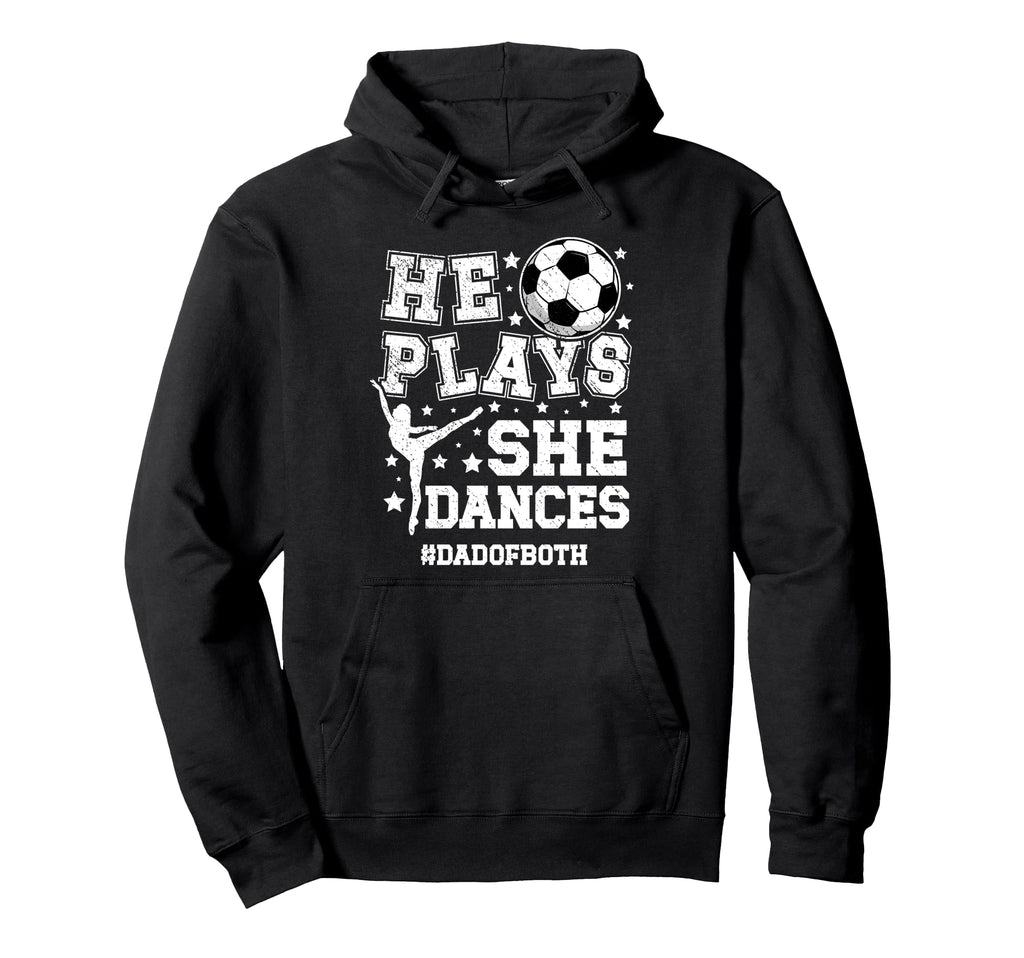 Dad Both Dance And Soccer Dad Dancing Hoodie - Aesthetic Graphic Unisex - T-Shirt, Sweatshirt, Hoodie