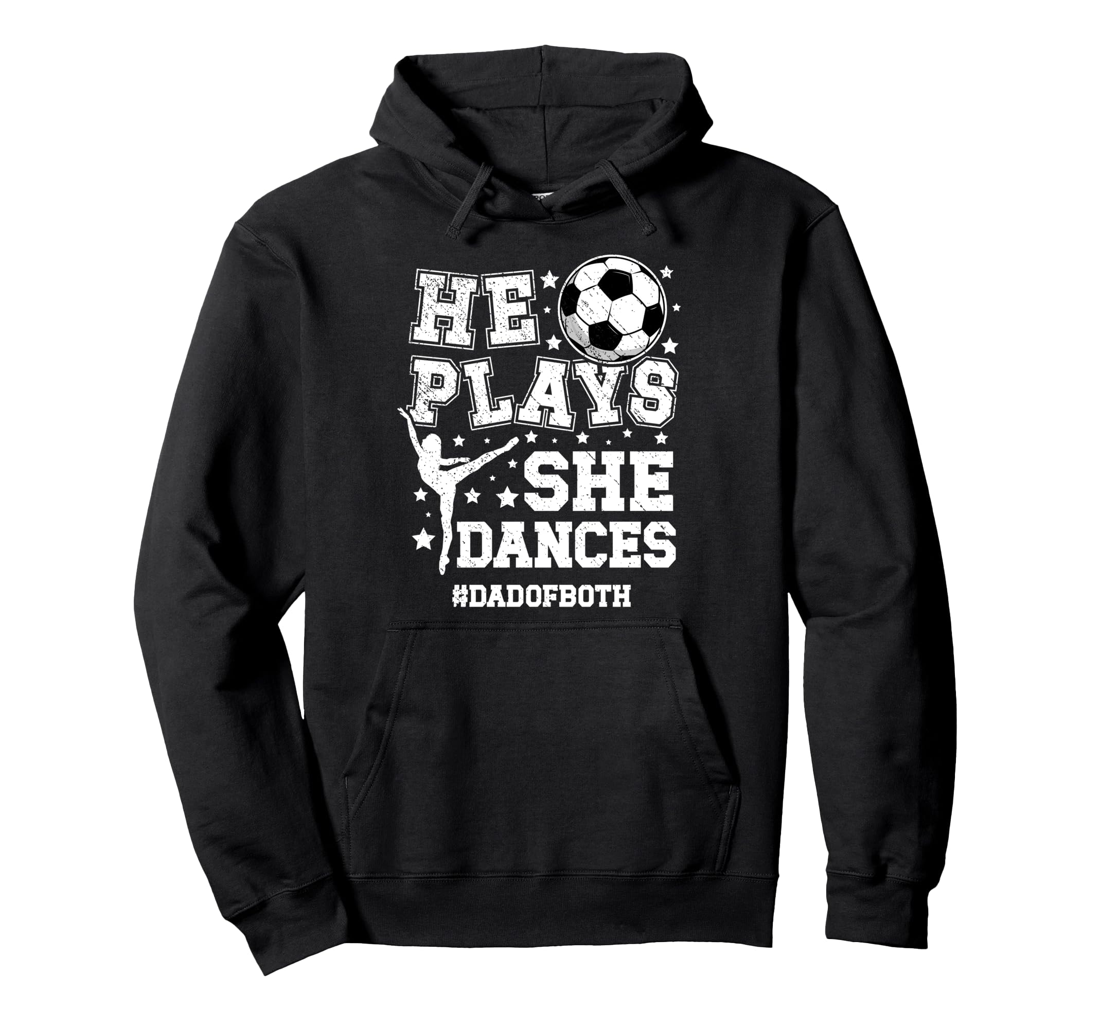 Dad Both Dance And Soccer Dad Dancing Hoodie - Aesthetic Graphic Unisex - T-Shirt, Sweatshirt, Hoodie