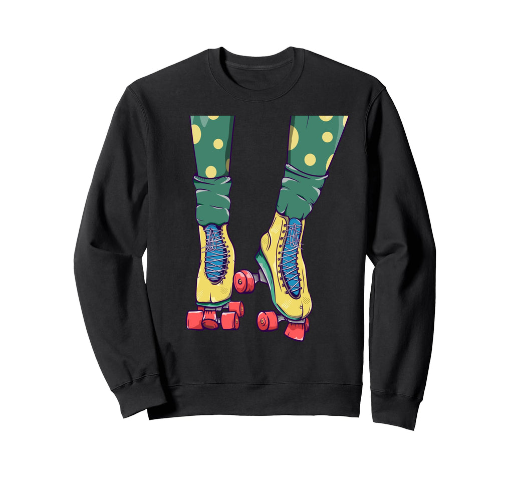 Roller Skating Roller Skates Sweatshirt - Aesthetic Graphic Unisex - T-Shirt, Sweatshirt, Hoodie