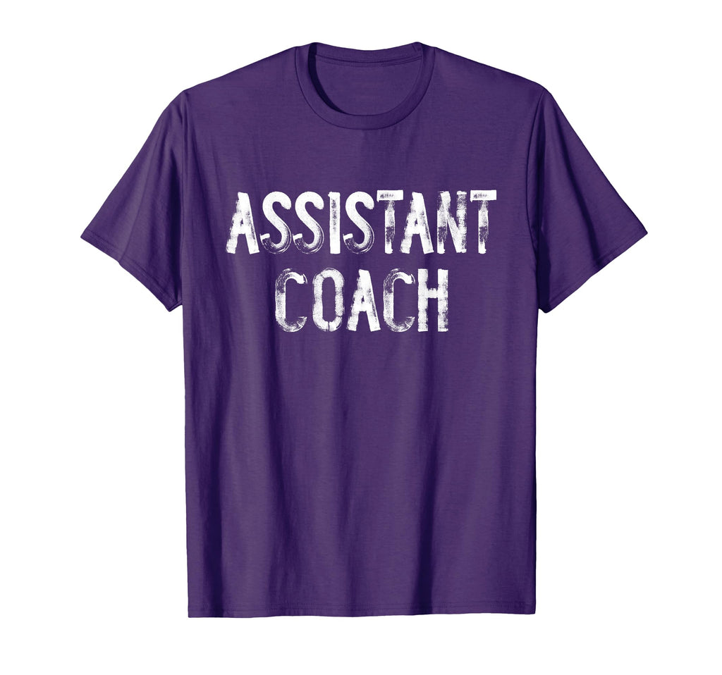Assistant Coach Typography Sweatshirt - Custom Art Print for Adults - T-Shirt, Sweatshirt, Hoodie