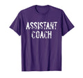Assistant Coach Typography Hoodie - Aesthetic Graphic Unisex - T-Shirt, Sweatshirt, Hoodie