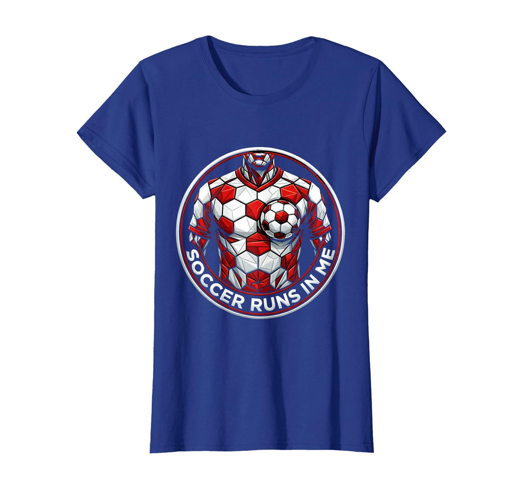 Soccer Runs Me Passionate Fan T-Shirt - Minimalist Print Unisex - T-Shirt, Sweatshirt, Hoodie