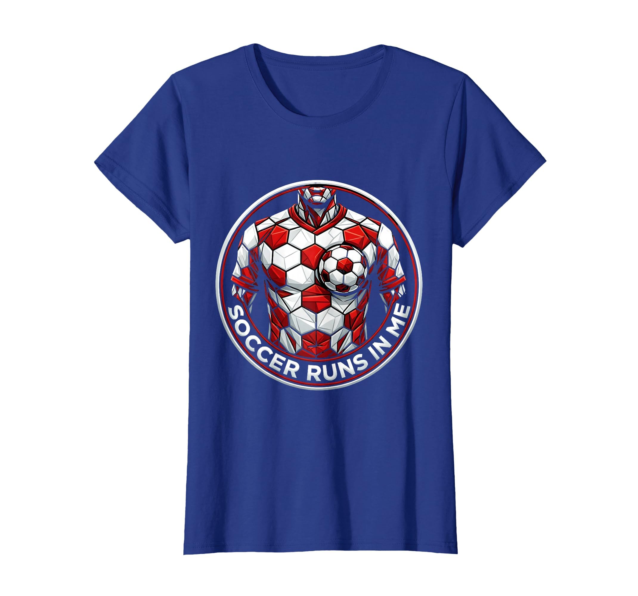 Soccer Runs Me Passionate Fan T-Shirt - Minimalist Print Unisex - T-Shirt, Sweatshirt, Hoodie