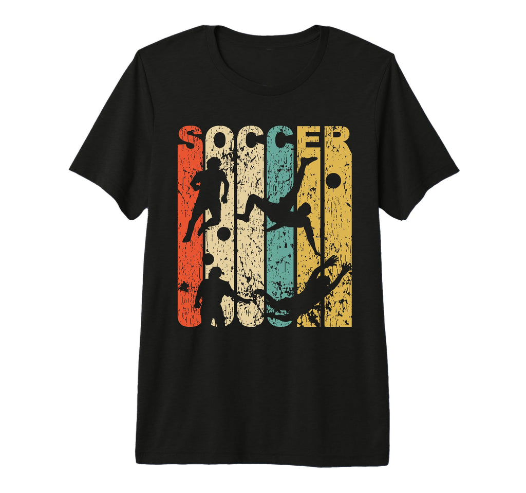 1970S Soccer Distressed Tri Blend T-Shirt - Casual Everyday Wear Unisex - T-Shirt, Sweatshirt, Hoodie