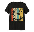 1970S Soccer Distressed Tri Blend T-Shirt - Casual Everyday Wear Unisex - T-Shirt, Sweatshirt, Hoodie