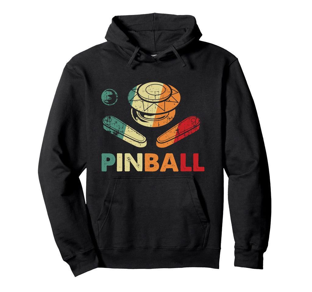 Pinball Funny Pinballer Machine Hoodie - Aesthetic Graphic Men Women - T-Shirt, Sweatshirt, Hoodie