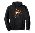 Soccer Autumn Leaves Soccer Player Hoodie - Graphic Print Men Women - T-Shirt, Sweatshirt, Hoodie
